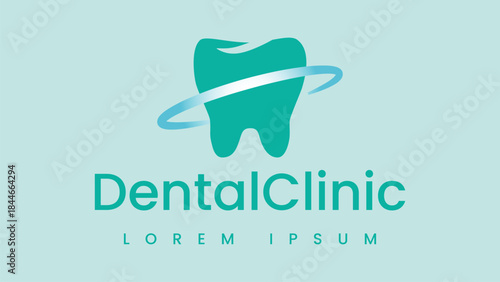 Dental care logo vector design with smile and health concept