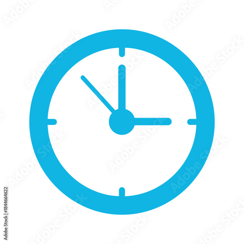 Simple clock icon showing time