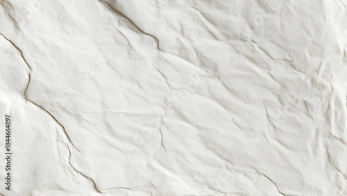 Brown crumpled paper floor background. texture wrinkled wall, white paper, Crushed paper surface background, Paper texture Crumpled White.Top view. 