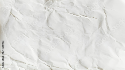 white crumpled paper
