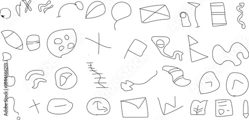 Hand draw design on white board