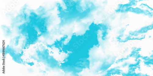 Beautiful blue sky and white cumulus clouds abstract background. Cloudscape background. blue sky with clouds. clouds in the sky for wallpaper postcard banner background. 