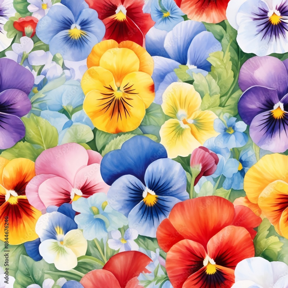 custom made wallpaper toronto digitalWatercolor Flowers Seamless Pattern, Watercolor Floral pattern, Flowers Digital Paper, Spring Fowers pattern, Floral Background