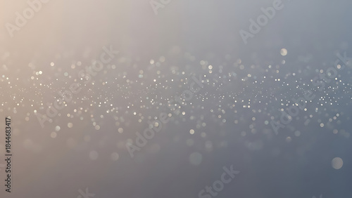 Shimmering bokeh lights on gradient background and sparkle blur abstract