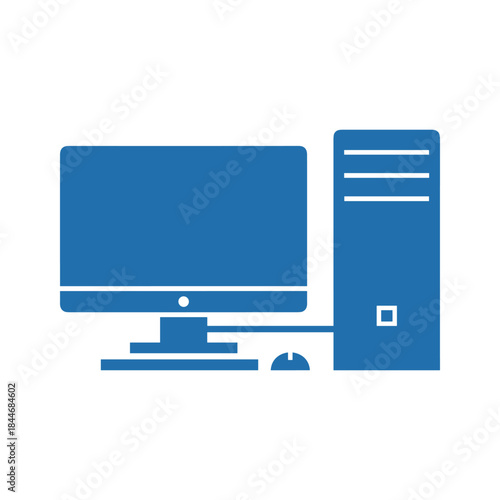 Computer system with monitor and tower