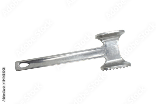 Billede på lærred Metal meat hummer isolated on white background