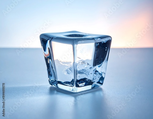 Wallpaper Mural Transparent ice cube Torontodigital.ca