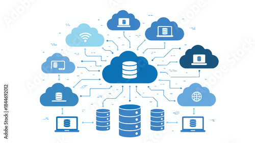 Cloud database connection network