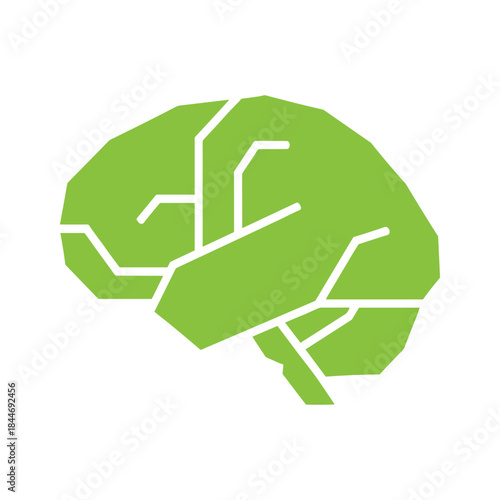 Green brain with circuit board design
