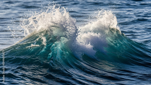 Fototapeta Naklejka Na Ścianę i Meble -  Ocean Waves Colliding
