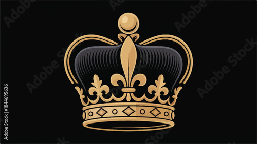 Golden royal crown