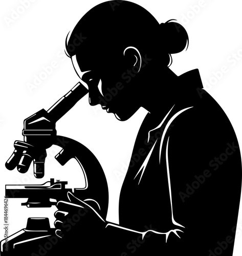 illustration of a microscope