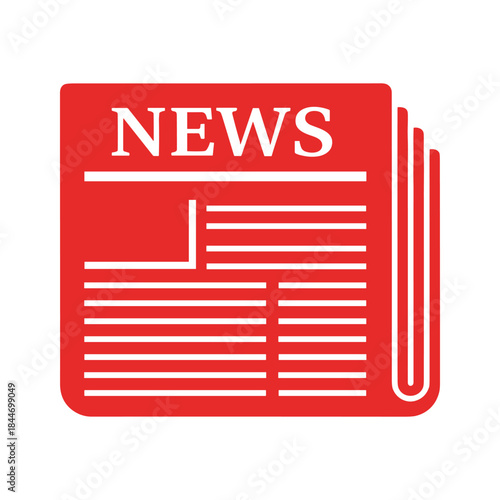 News paper icon representing current events