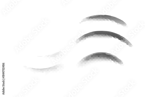 A series of lunar crescent phases captured against a dark starry background