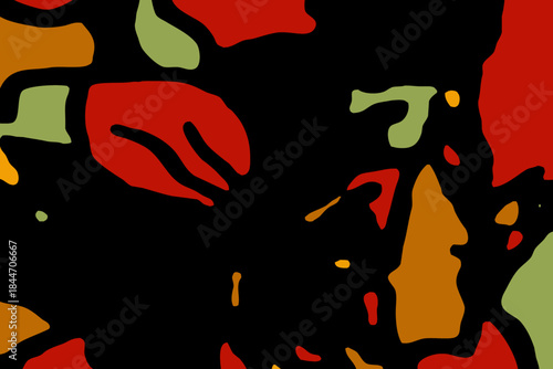 Abstract pattern. Illustration for printing on wall decorations. For use in graphics.