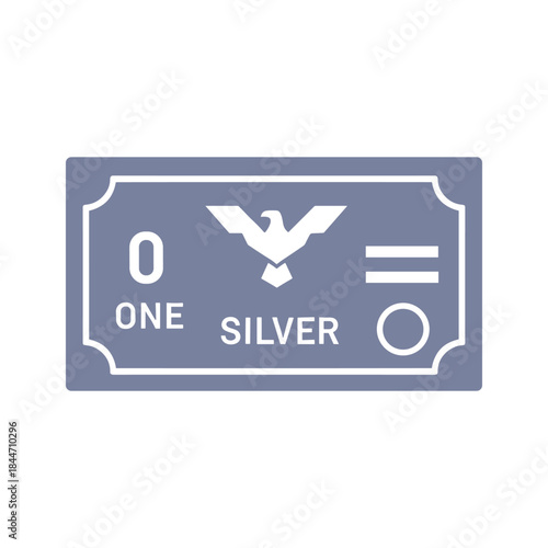 Silver certificate with eagle symbol