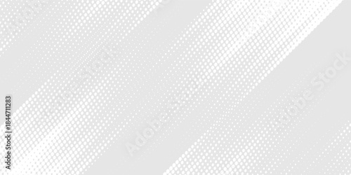 Dot white gray wave light technology texture background. Abstract big data digital  halftone