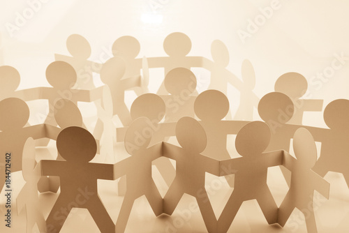 Team holding hands united