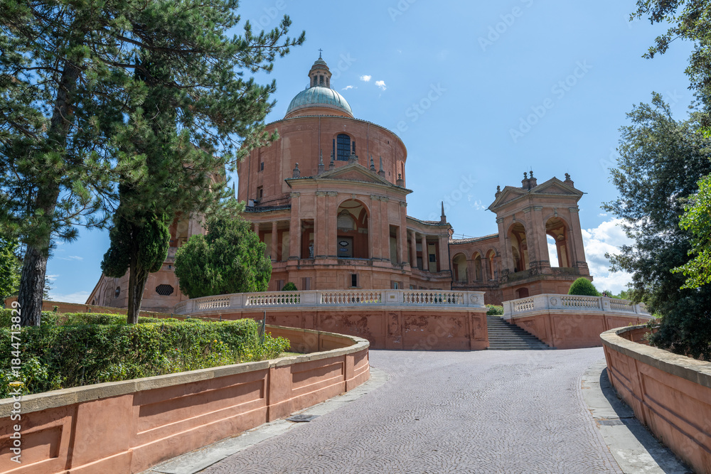 Fototapeta premium Sanctuary of Our Lady of San Luca - Bologna, Italy