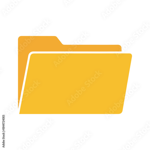 Yellow folder icon representing file organization