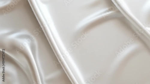 Elegant white silk fabric textured backdrop for luxurious designs