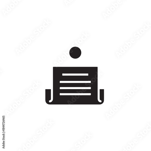 Legal Scroll Document Icon – Law Contract Agreement Vector