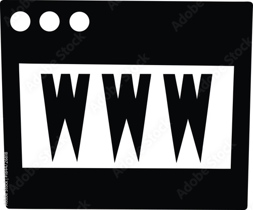 search engine icon icon silhouette vector illustration on transparent background