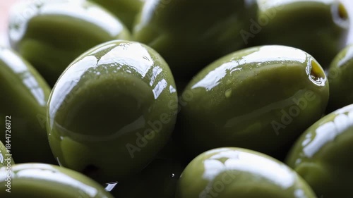 Fresh green olives harvest mediterranean region food natural view for culinary use