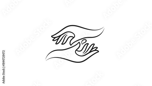 Luxury Spa and Wellness Relaxation Abstract Logo Vector