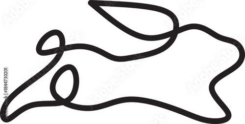 Bunny outline logo