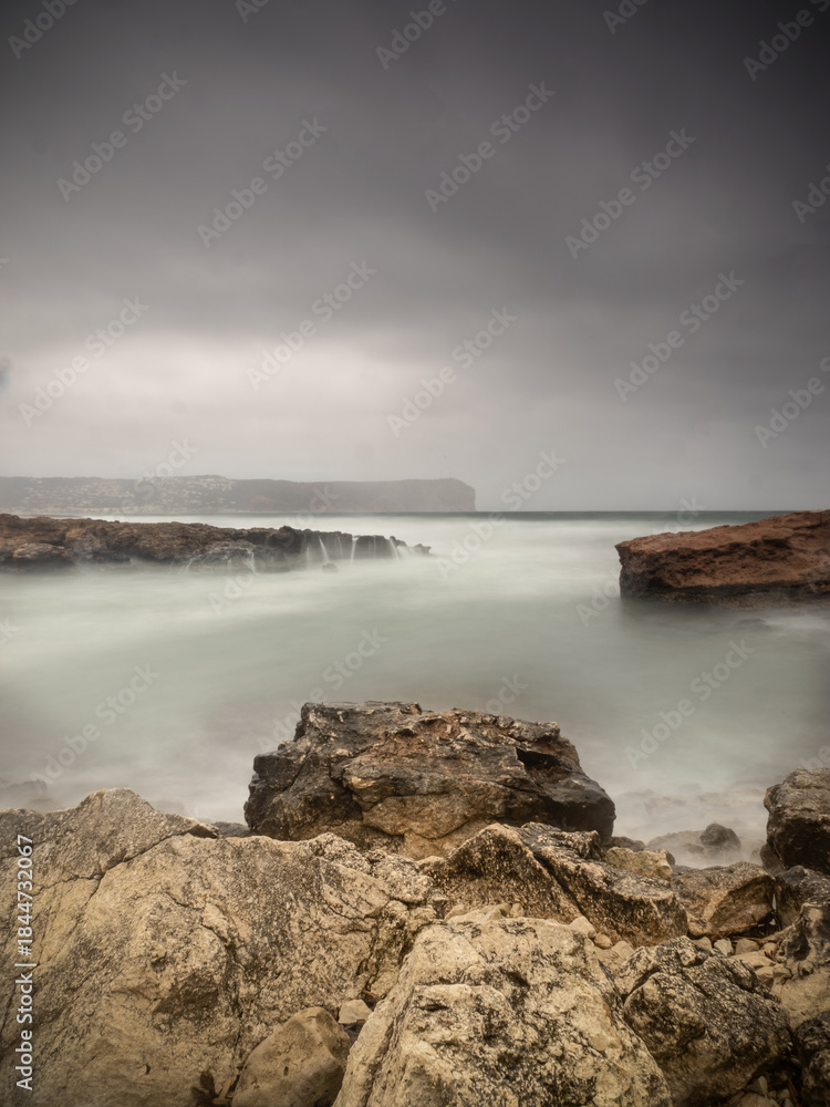 Obraz premium Cala blanca en la provincia de alicante