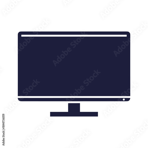 Computer monitor icon illustration