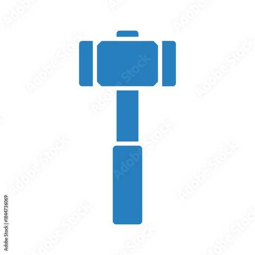 Gimbal stabilizer icon in blue color