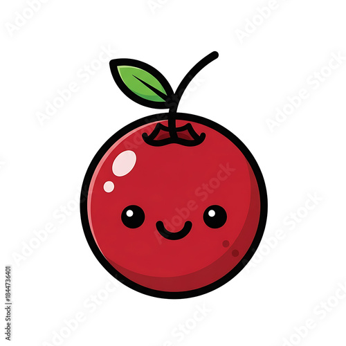 Cute Cherry Cartoon. (1)