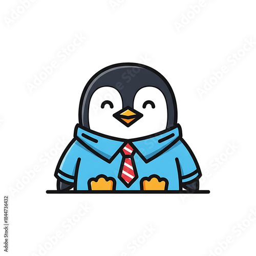 Penguin Business Cartoon.