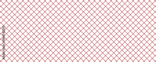 Red grid lines background repeatable. Vector Illustration