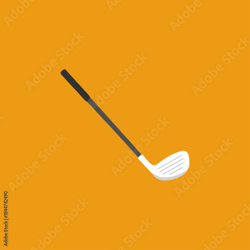Golf club icon logo flat vector design