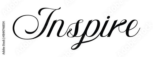 Inspire Elegant Calligraphy Typography for Motivation Design