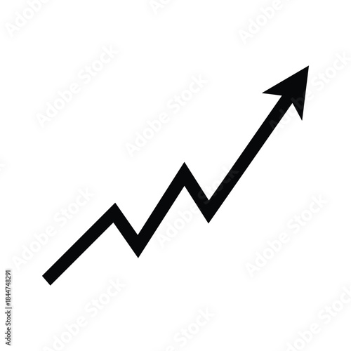 Graph showing steady increase with minor fluctuations