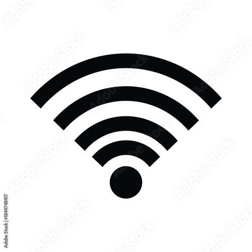 Wireless network signal icon