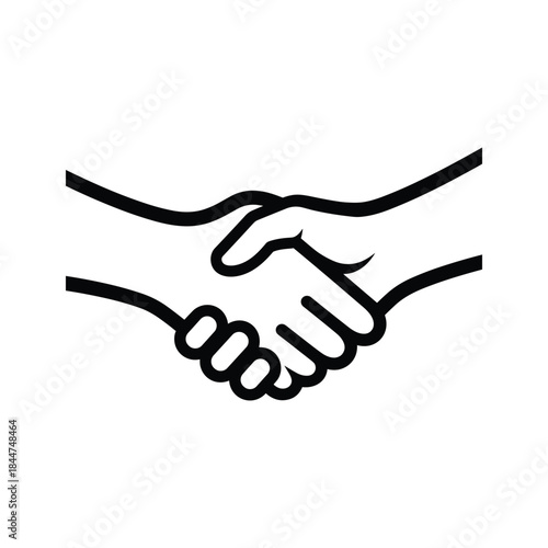 Handshake symbolizing partnership and agreement