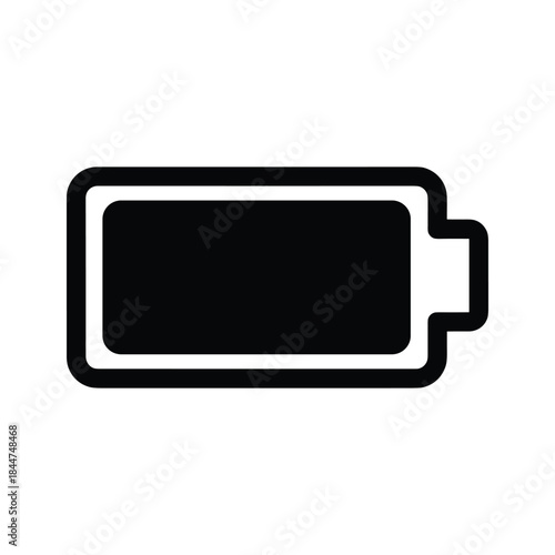 Low battery icon indicating empty charge