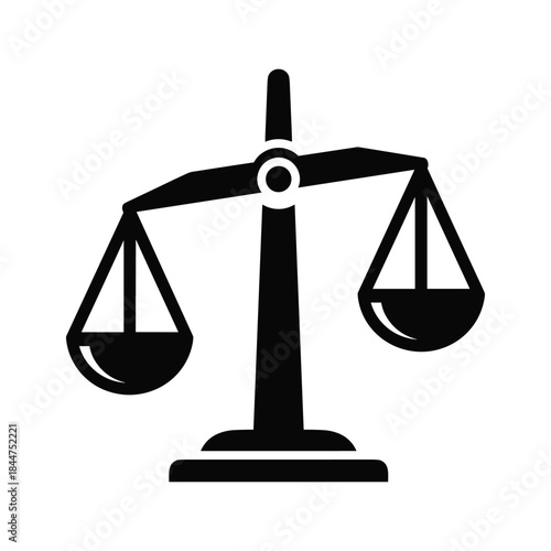 Balance scale icon representing justice and equality