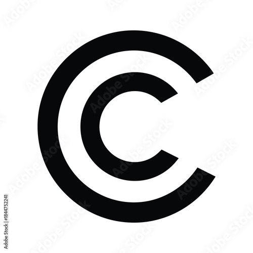 Copyright symbol representing intellectual property rights