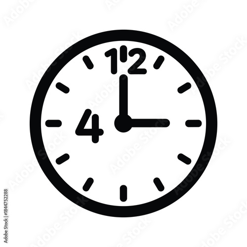 Clock showing 4 o clock