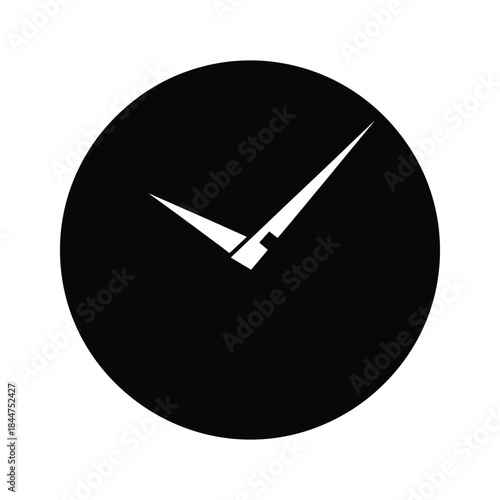 Simple clock face showing time