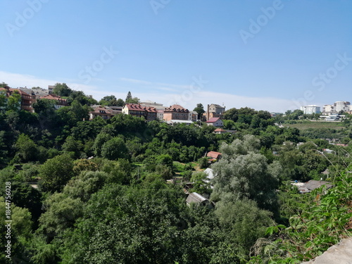 view of the old town in Ukraine