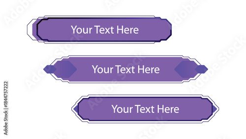 vector illustration of a set of banners