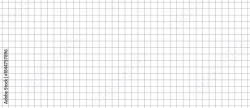Minimalist vector grid background. Seamless checkered pattern texture similar to a clean notebook sheet, for mathematics, education, and modern design concepts.