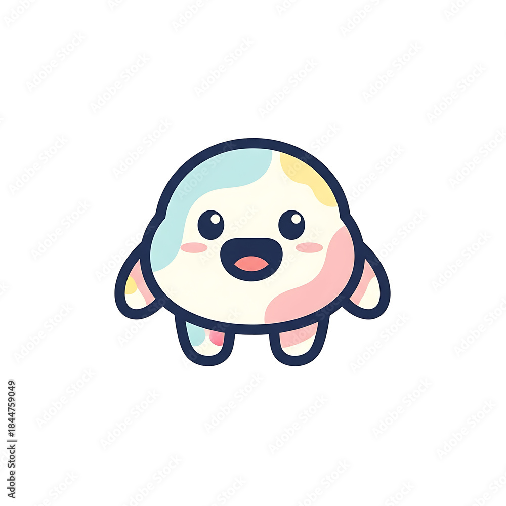 Obraz premium Cute Cartoon Character. (6)
